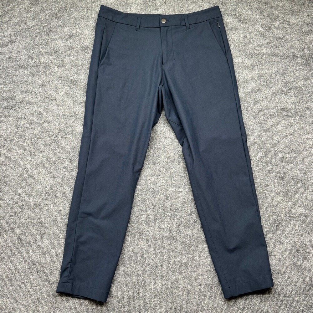 Lululemon Pants Men 32 x 27 Blue Slim Tapered Chinos Commission